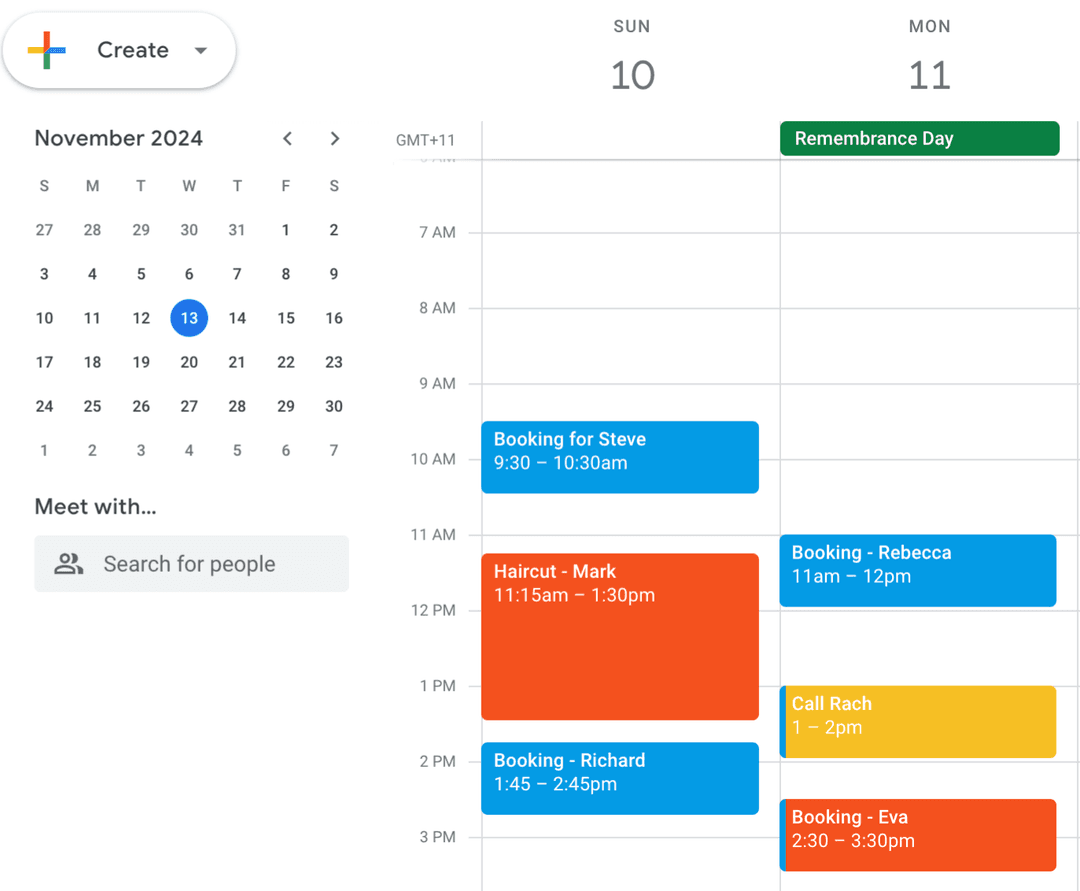 Calendar integration